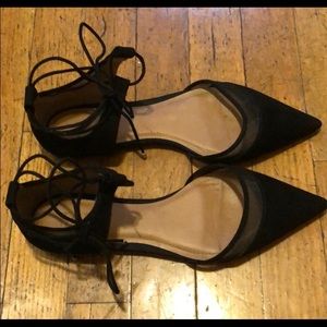 Zara black flats